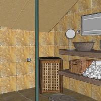 Koupelna ve 3D - návrh 4