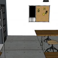 Jídelna firmy Ekotrend ve 3D - návrh 5