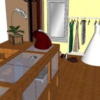 Svatební salon ve 3D - návrh 3