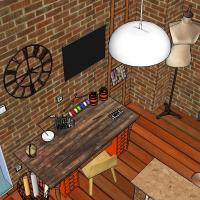 Pracovna 3D návrh 7