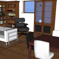 Obývací pokoj ve 3D - návrh 4