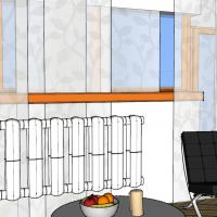 Obývací pokoj ve 3D - návrh 3