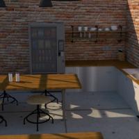 Jídelna firmy Ekotrend - Rendrovací pohled 4