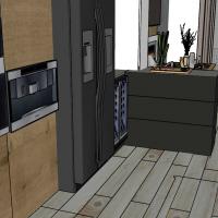 Kuchyně - pohled na jídelní kout